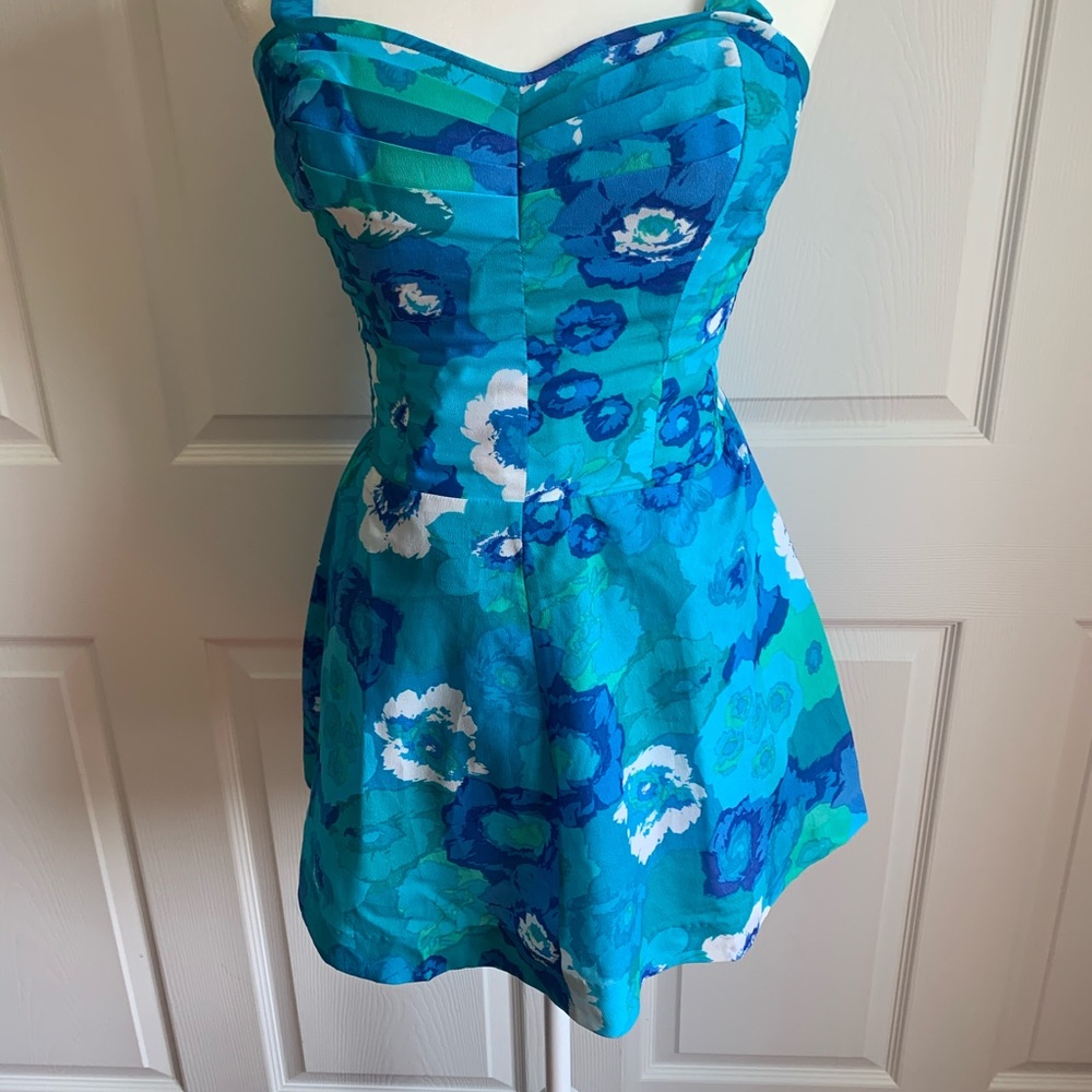 Vintage Hawaiian Skirted Playsuit/romper